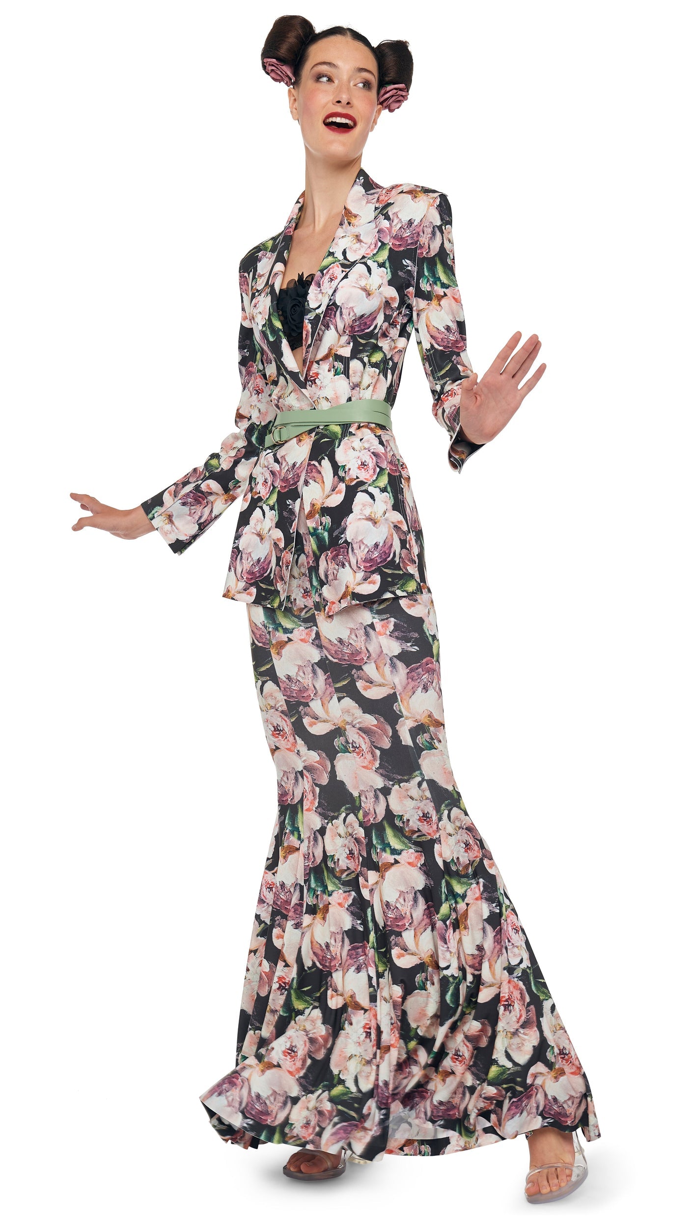Norma Kamali LONG FISHTAIL SKIRT