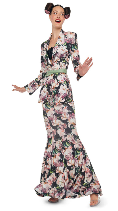 Norma Kamali LONG FISHTAIL SKIRT