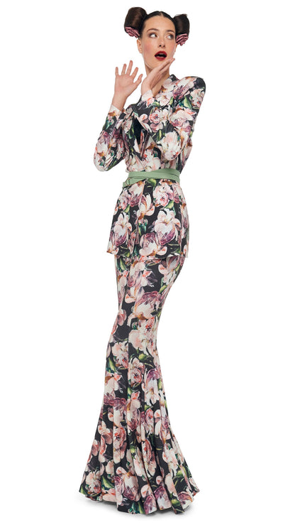 Norma Kamali LONG FISHTAIL SKIRT