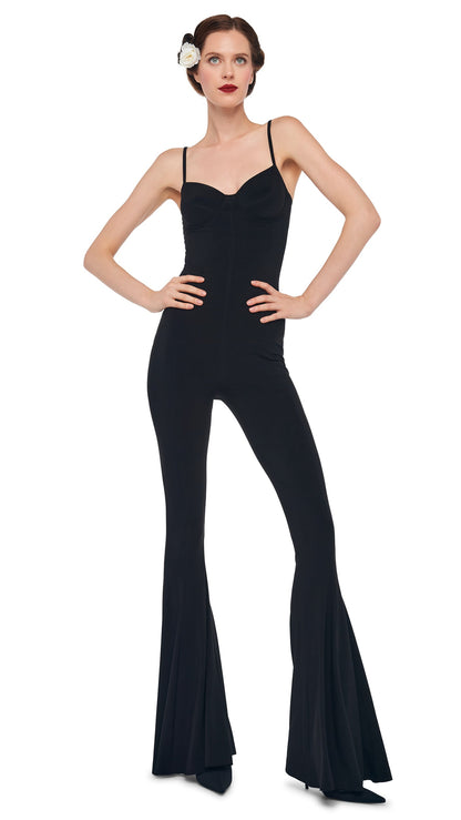 Norma Kamali UNDERWIRE FISHTAIL JUMPSUIT