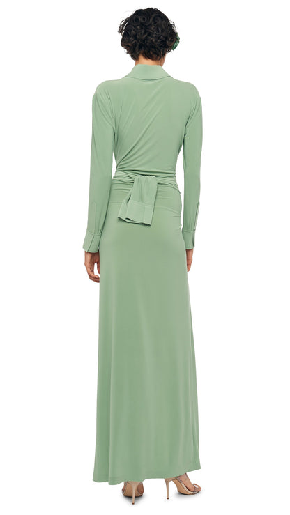 Norma Kamali FOUR SLEEVE NK SHIRT LONG DRESS
