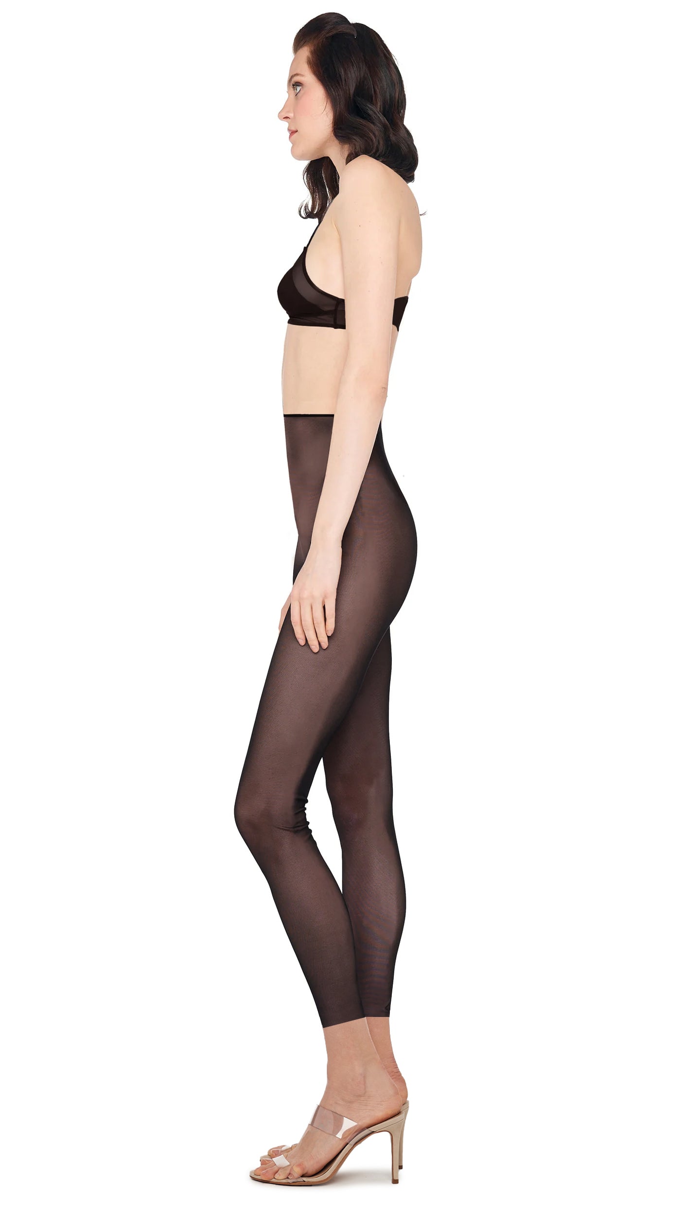 Norma Kamali CROPPED LINED SLIP BRA