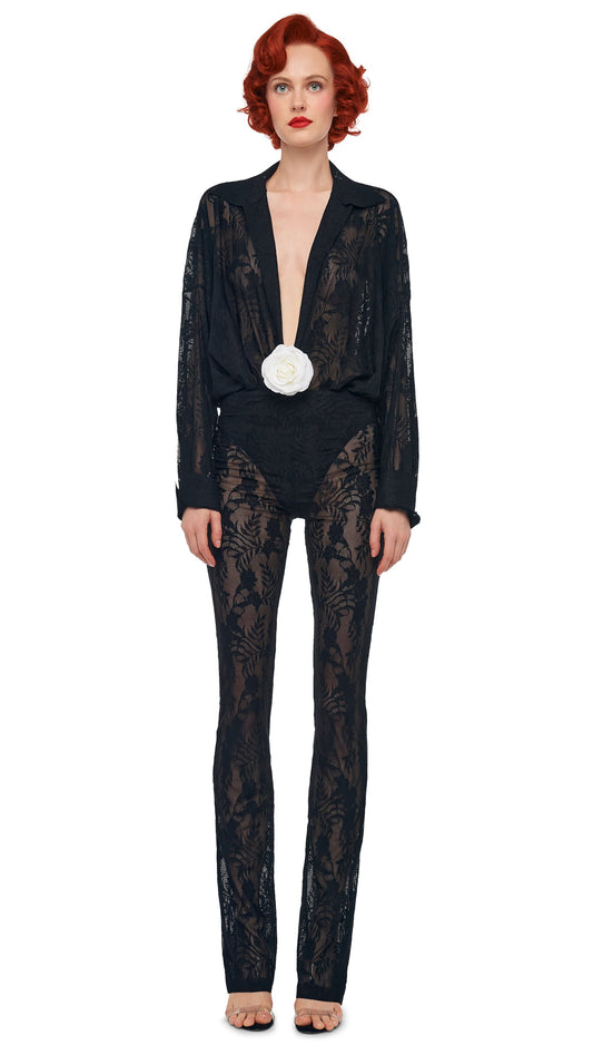 Norma Kamali SUPER OS BF NK SHIRT BODYSUIT
