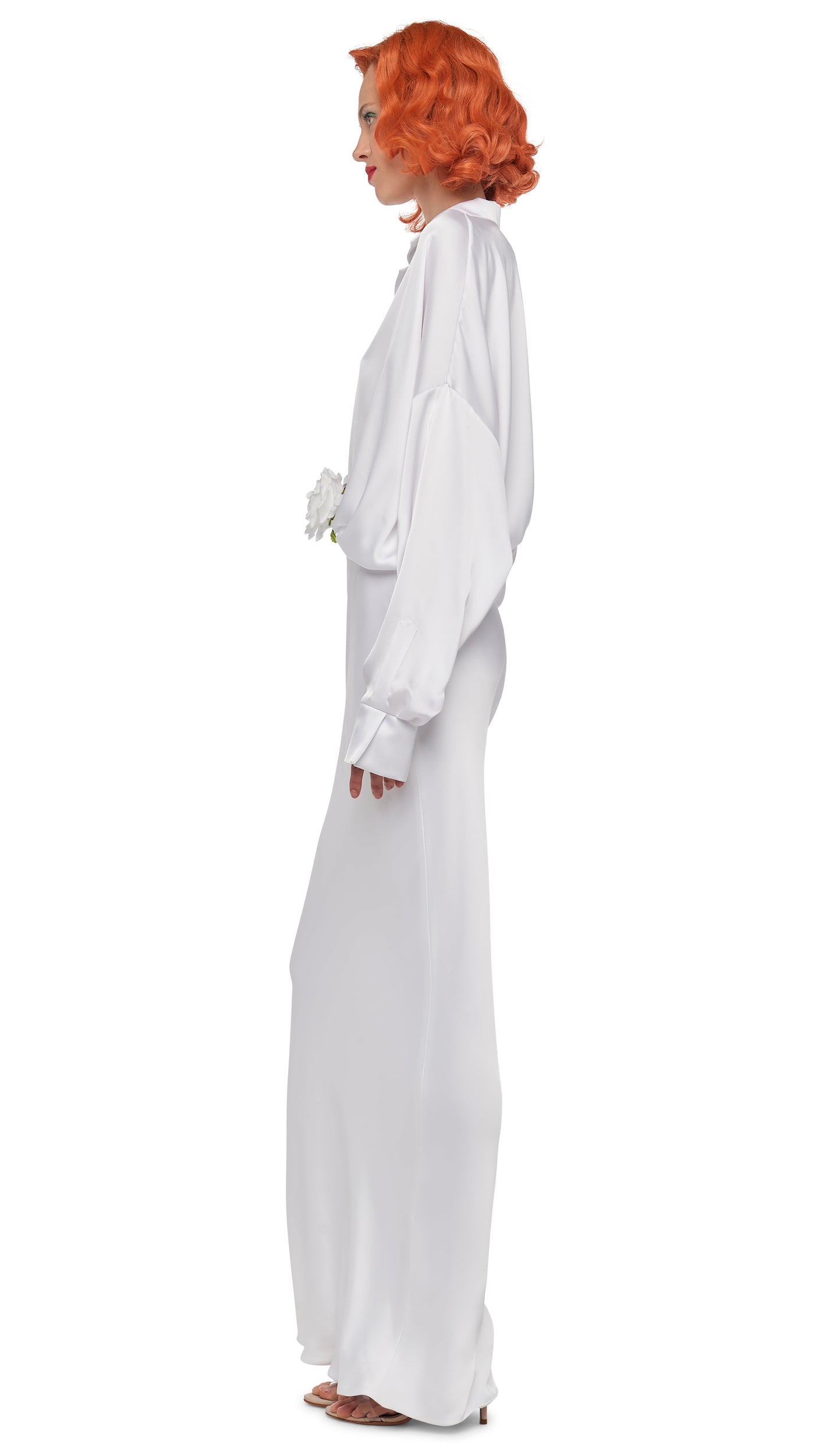 Norma Kamali SUPER OS BF NK SHIRT BODYSUIT