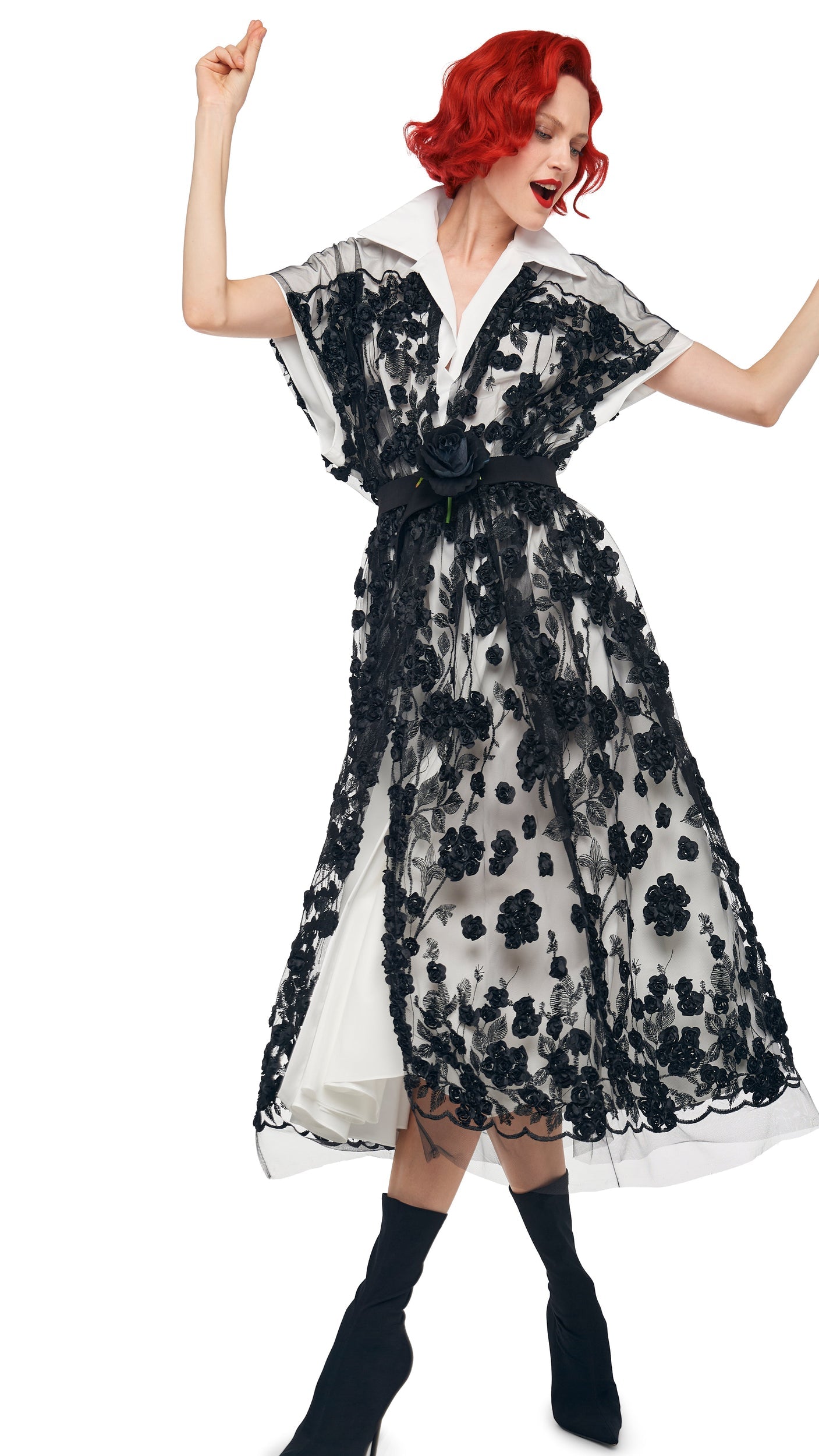 Norma Kamali SUPER OS SLEEVELESS BF MIDCALF DRESS