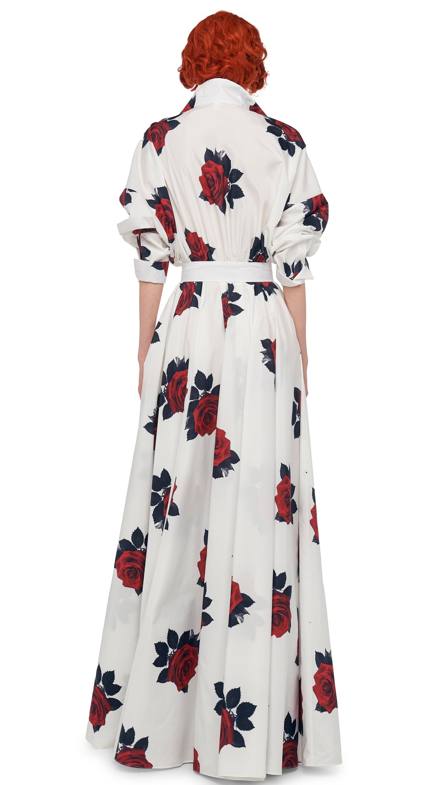 Norma Kamali SUPER OS BF NK SHIRT FLARED GOWN