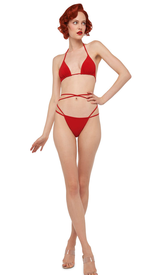 Norma Kamali CRISS CROSS BRA / BOTTOM