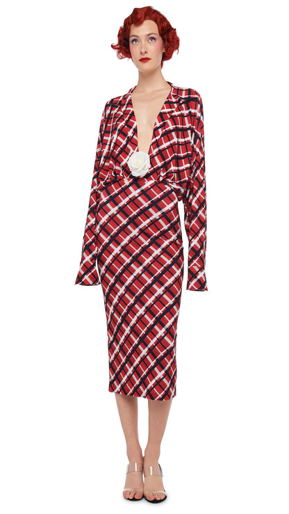 Norma Kamali STRAIGHT SKIRT TO MIDCALF
