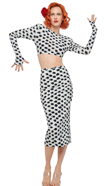 Norma Kamali STRAIGHT SKIRT TO MIDCALF
