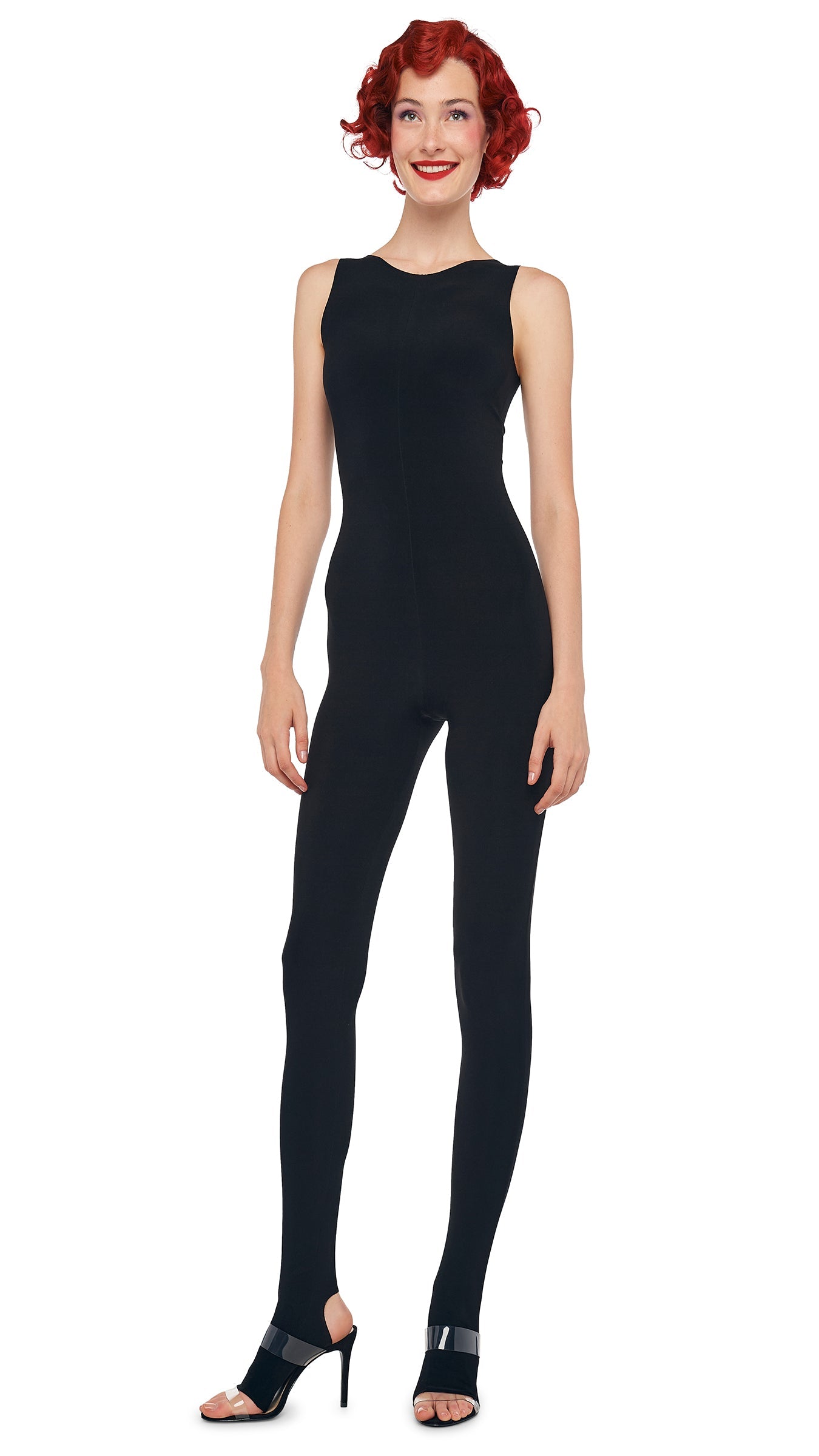Norma Kamali SLEEVELESS X CATSUIT W/ FOOTIE