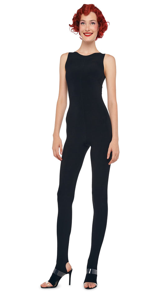 Norma Kamali SLEEVELESS X CATSUIT W/ FOOTIE