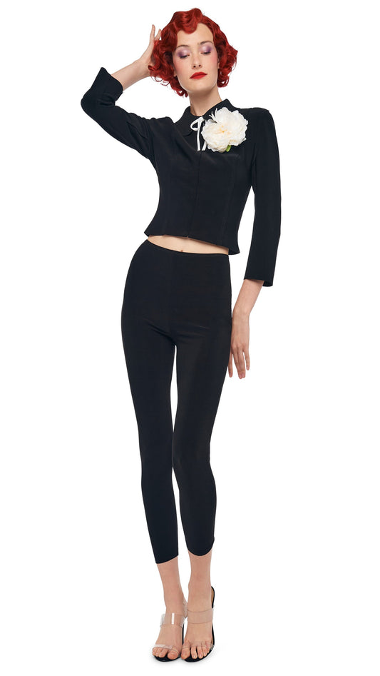 Norma Kamali CROPPED LEGGING W/O WAISTBAND