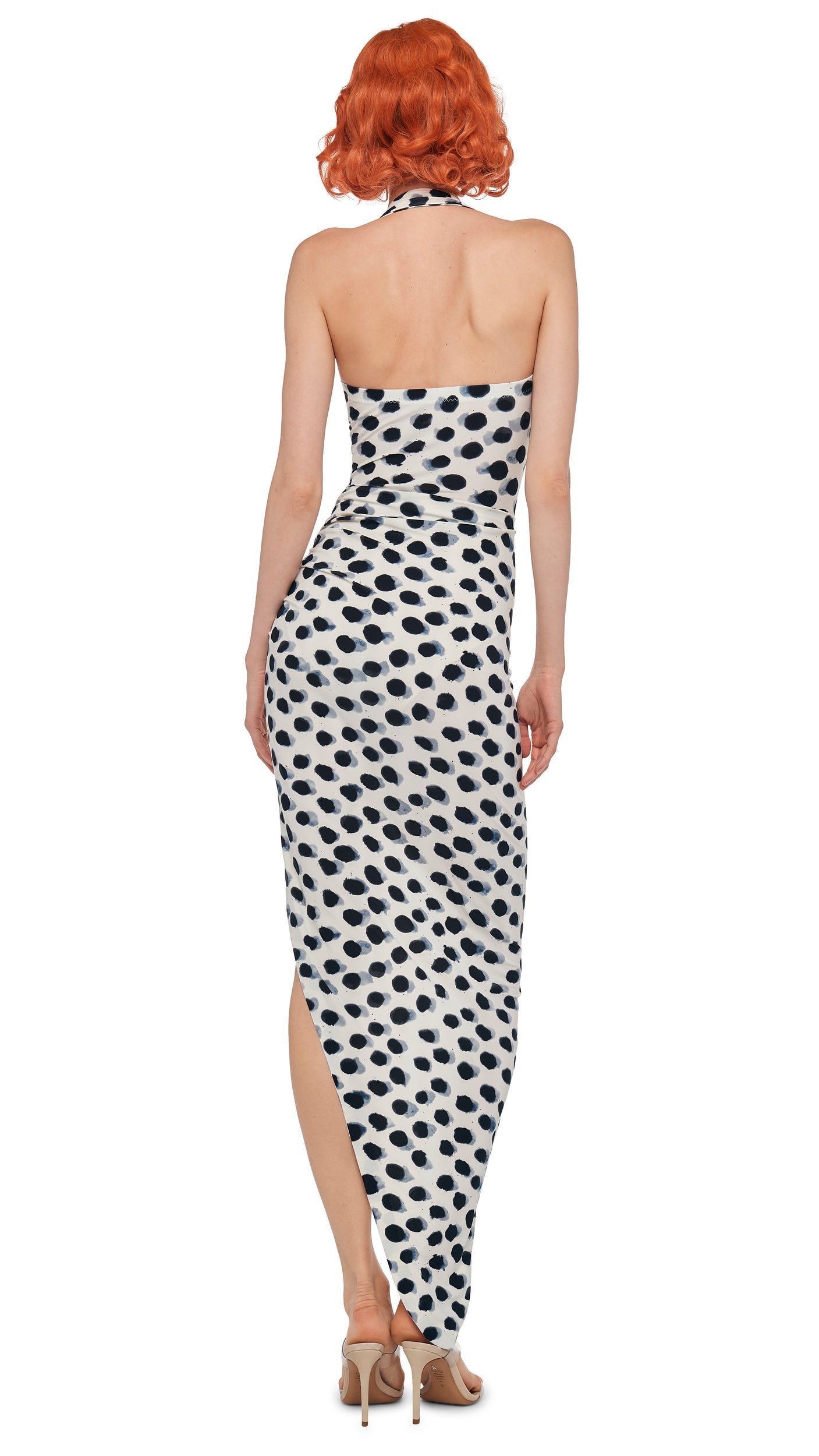 Norma Kamali CAYLA SIDE DRAPE GOWN