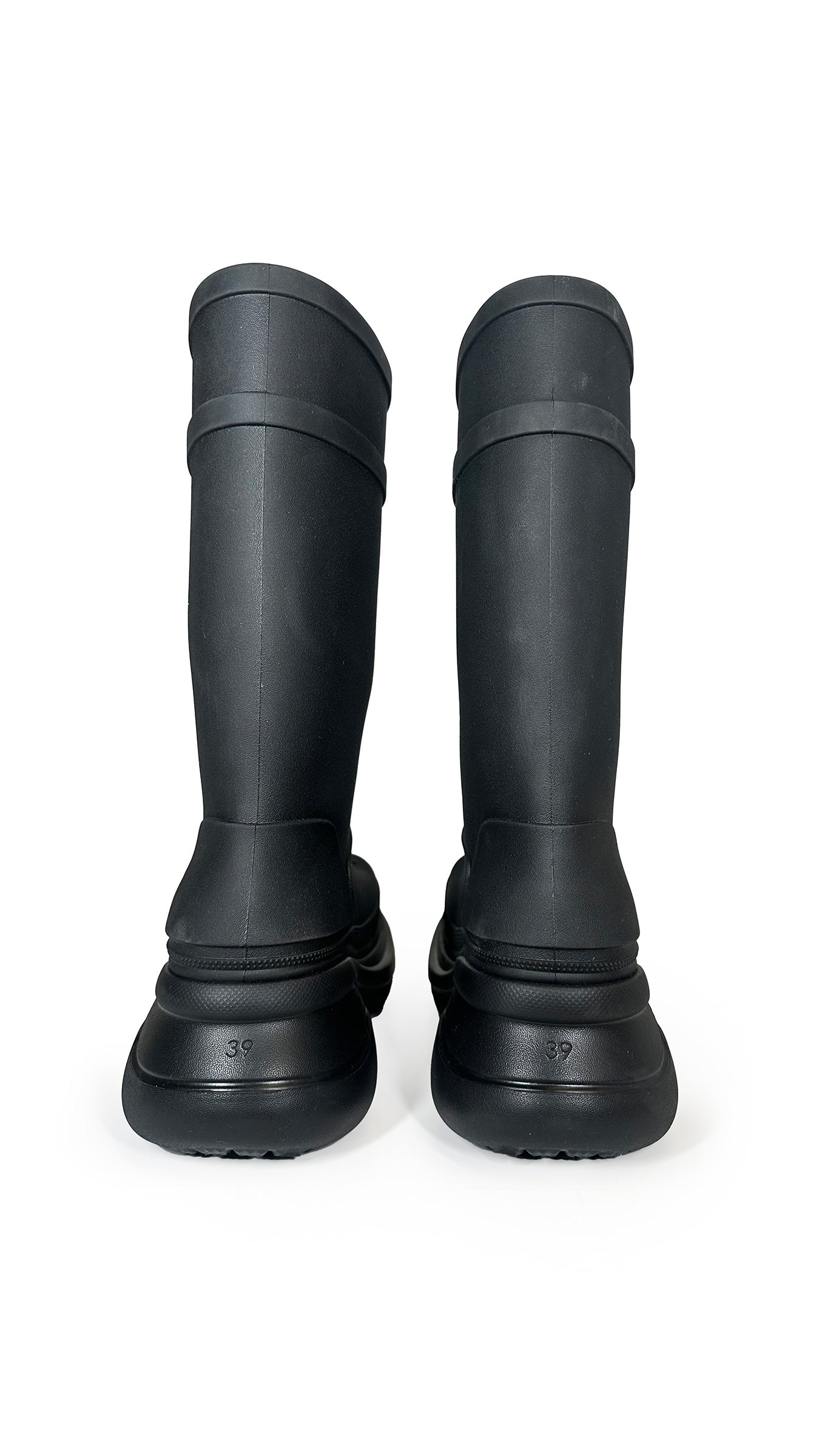 Norma Kamali CROCS X BALENCIAGA BOOT TO KNEE