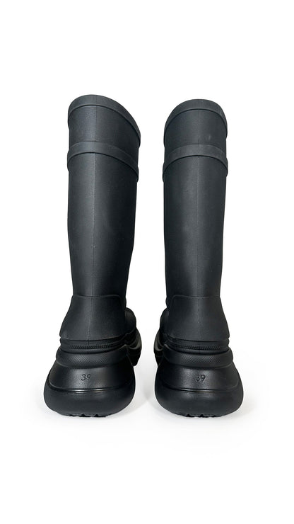 Norma Kamali CROCS X BALENCIAGA BOOT TO KNEE