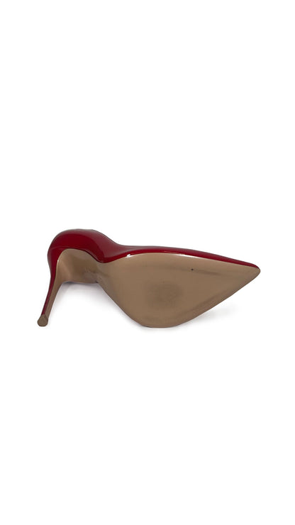 Norma Kamali GIANVITO ROSSI PATENT LEATHER PARIS PUMPS