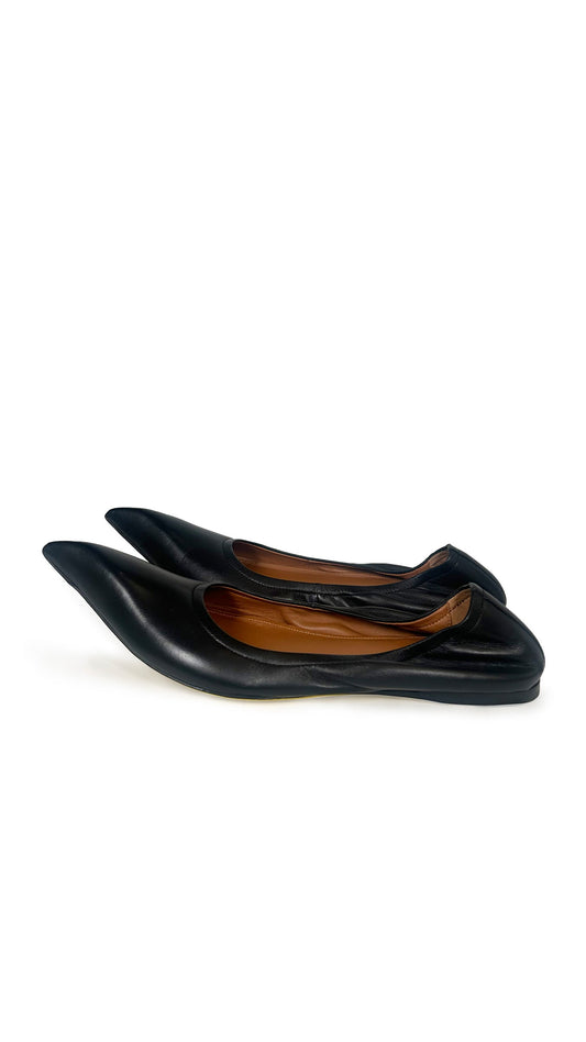 Norma Kamali MARNI POINTED TOE BALLET FLATS