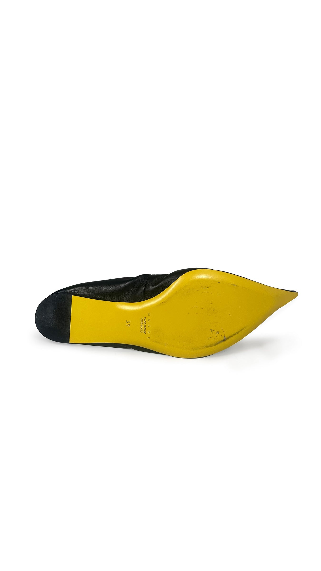 Norma Kamali MARNI POINTED TOE BALLET FLATS