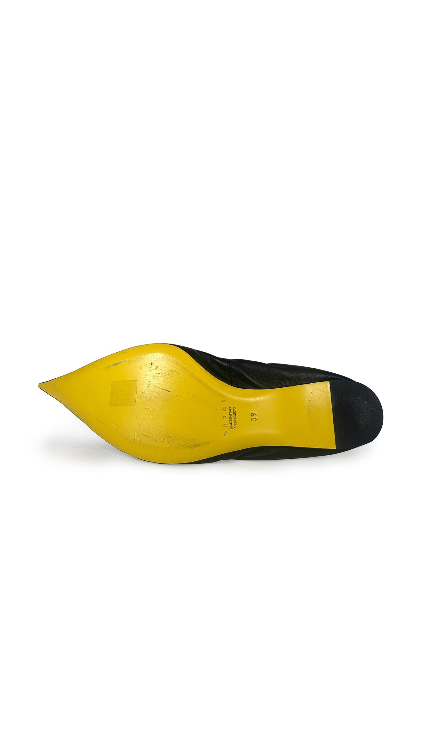 Norma Kamali MARNI POINTED TOE BALLET FLATS
