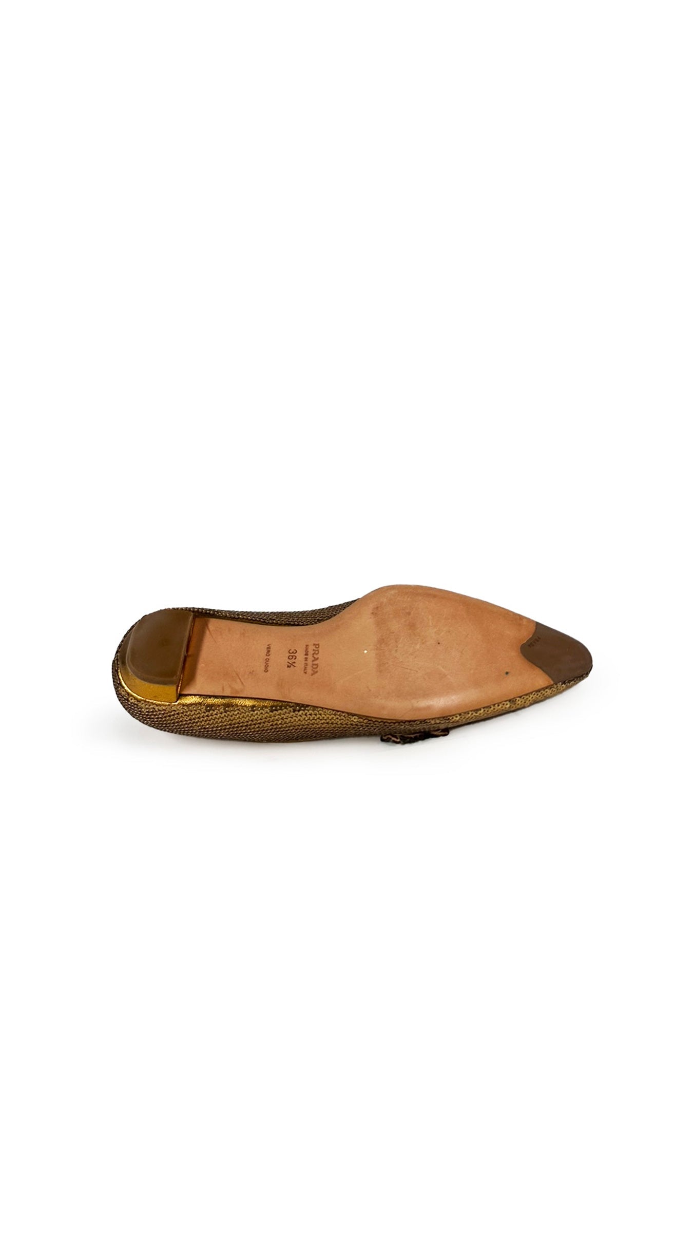 Norma Kamali PRADA SEQUIN FLATS W/ FLOWERS