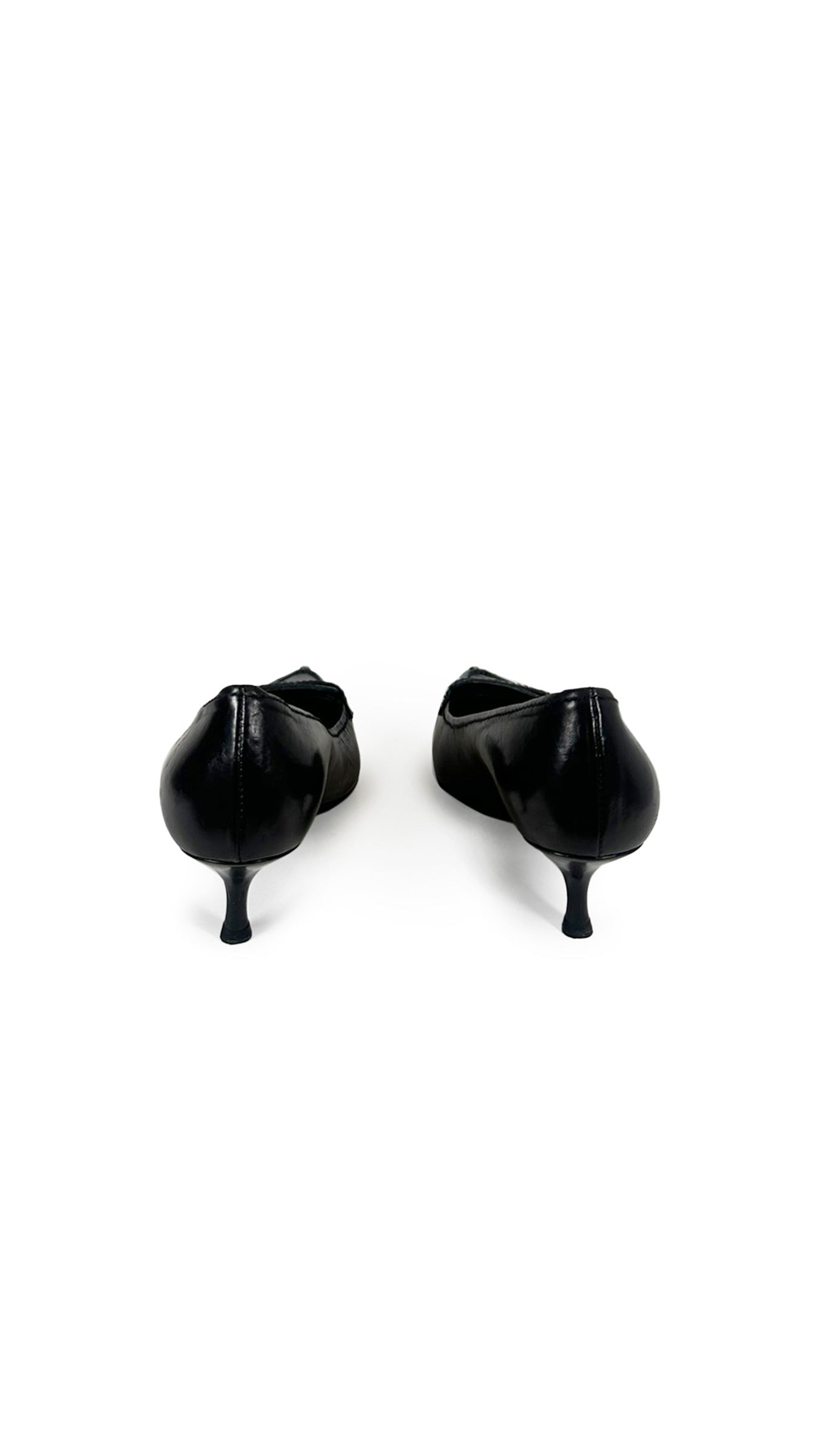 Norma Kamali PRADA LOAFER KITTEN HEEL