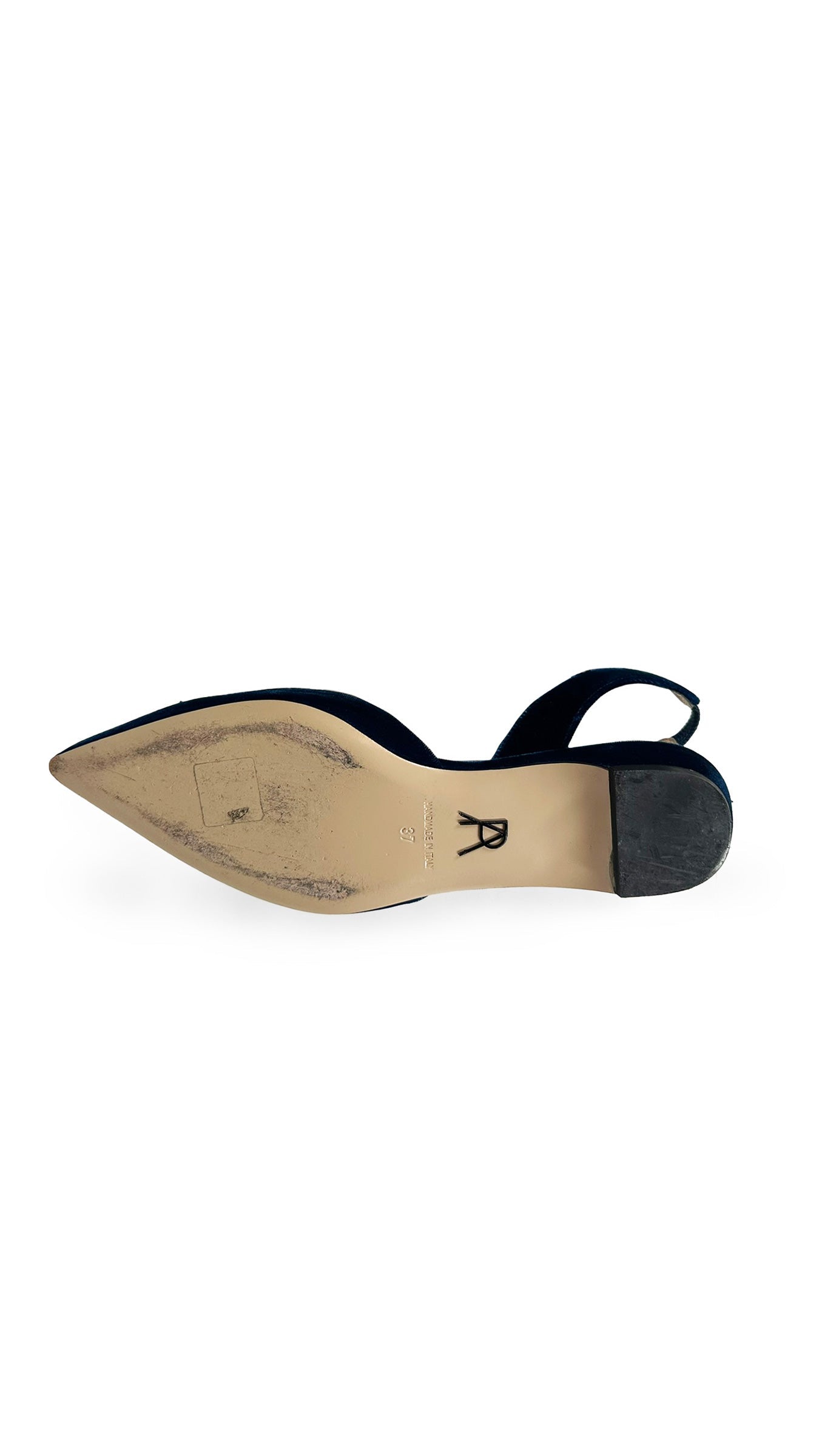Norma Kamali PAUL ANDREW SUEDE RHEA SLINGBACK FLATS