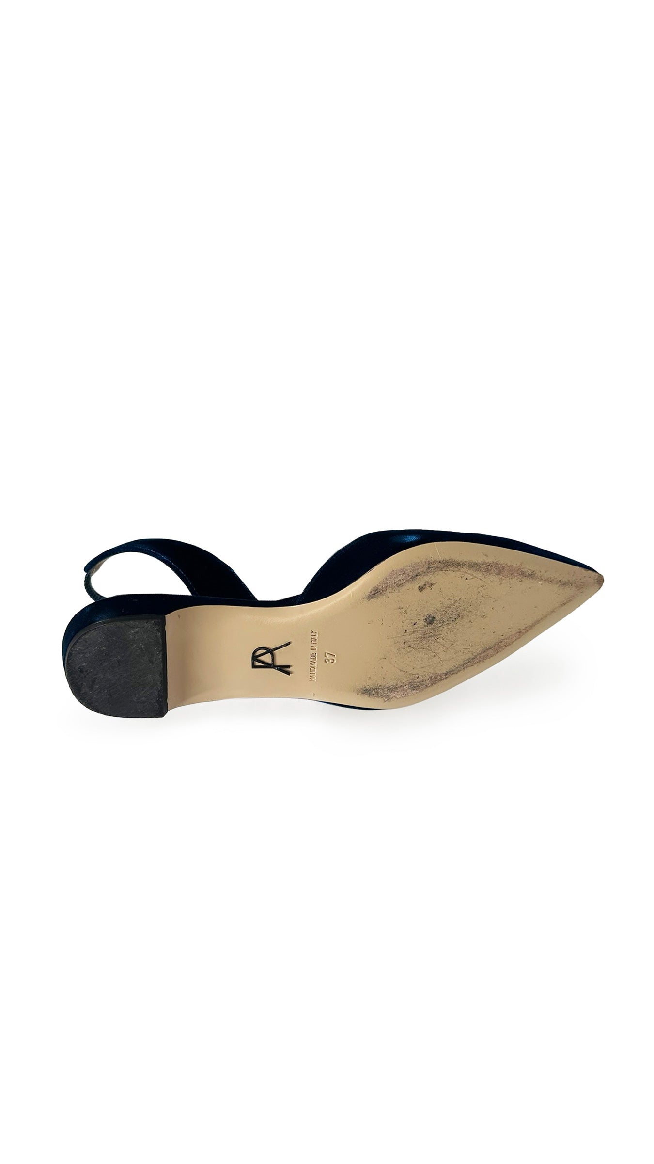 Norma Kamali PAUL ANDREW SUEDE RHEA SLINGBACK FLATS