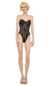 Black Stretch Lace/Nude