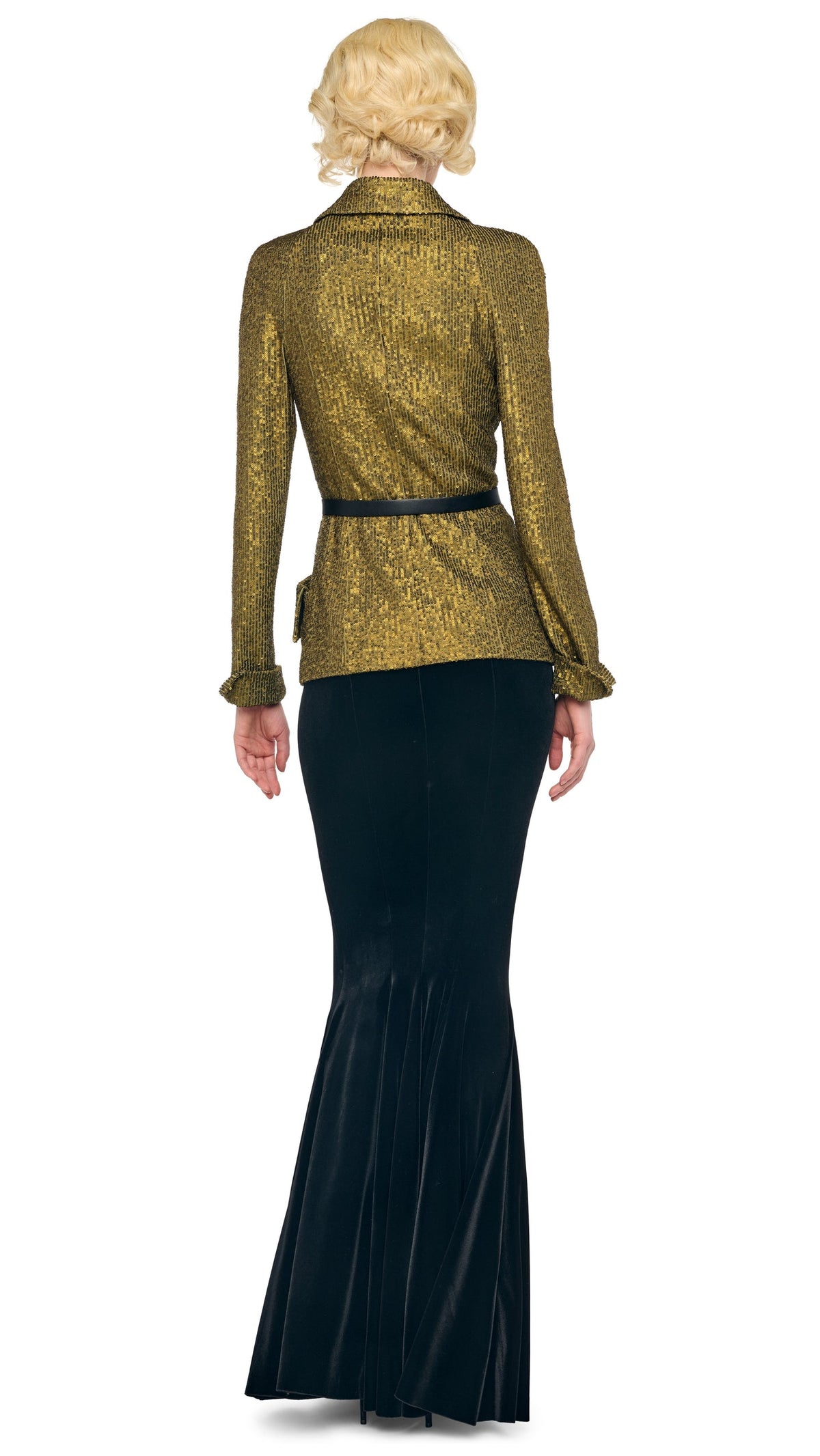 Norma Kamali LONG FISHTAIL SKIRT