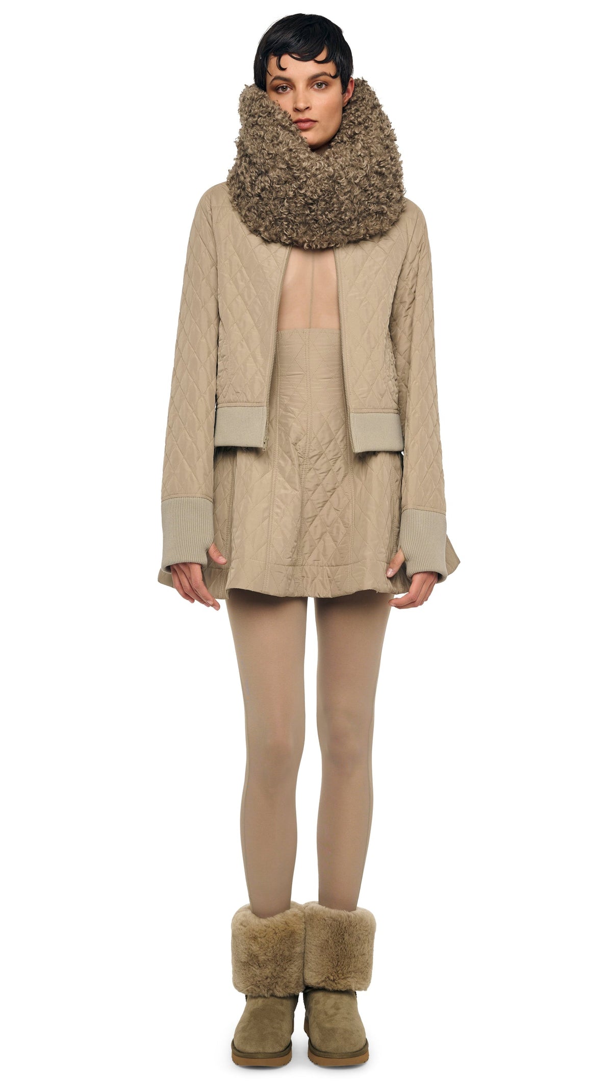 Norma Kamali GRACE MINI SKIRT