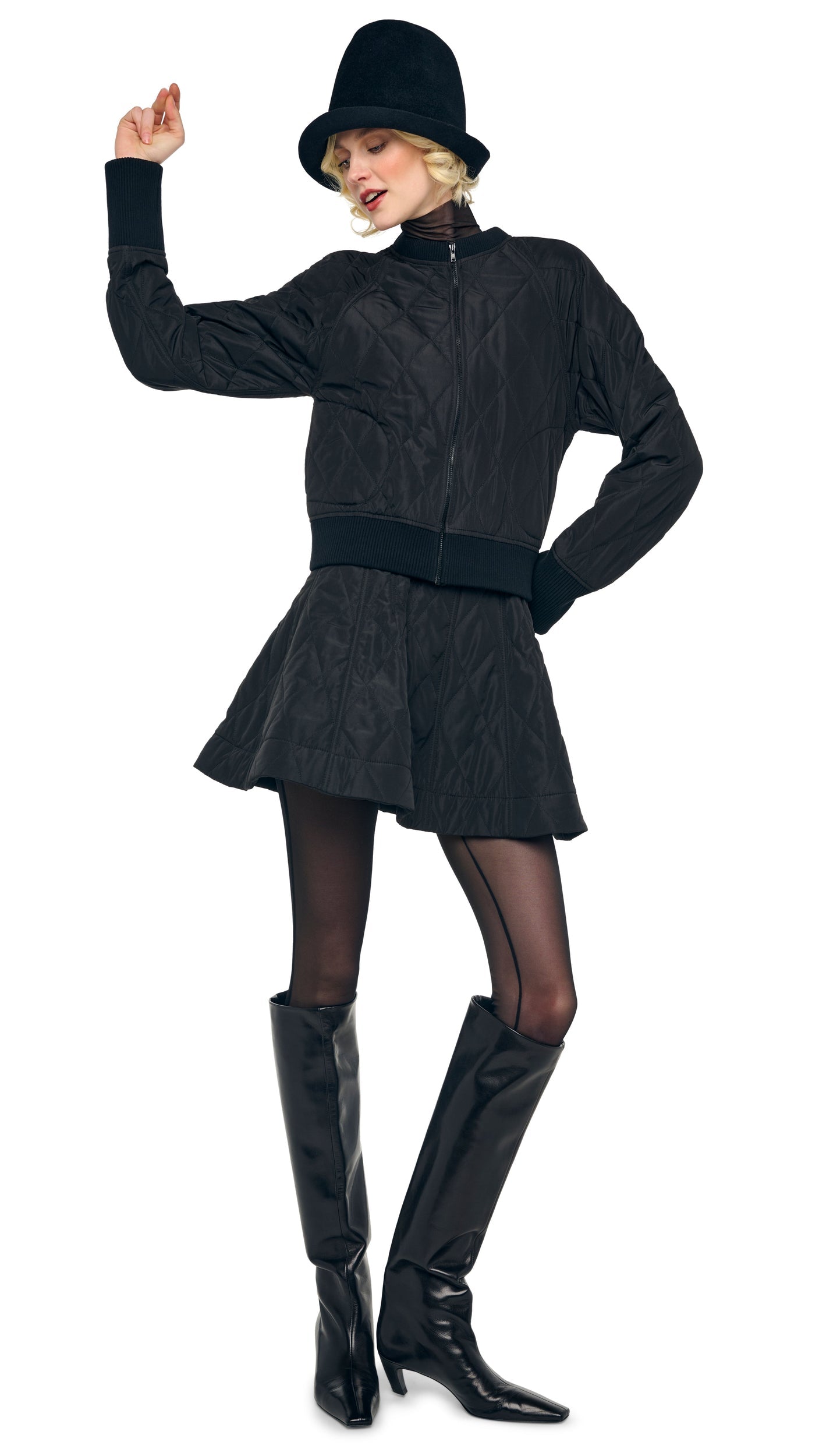 Norma Kamali GRACE MINI SKIRT