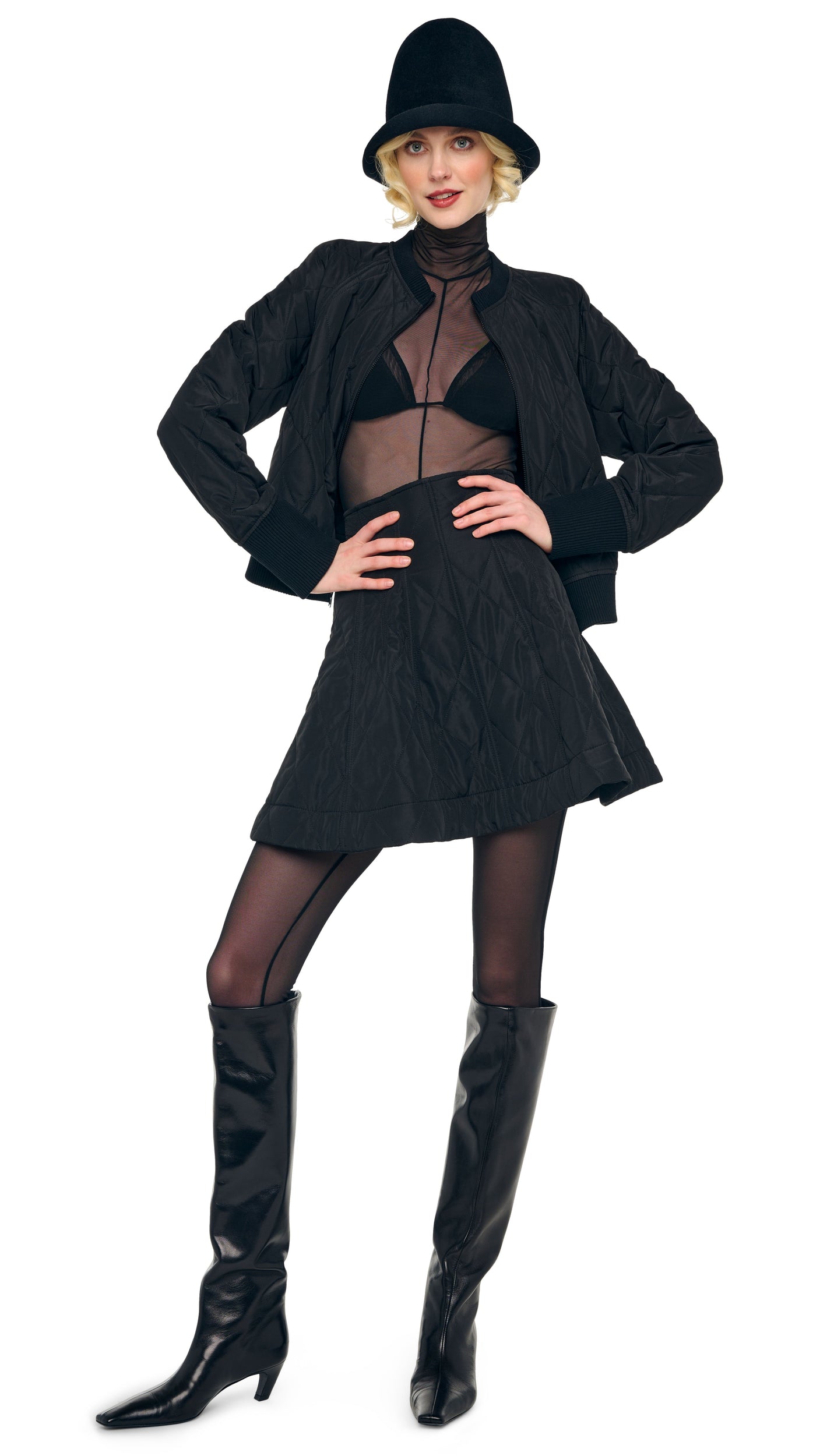 Norma Kamali GRACE MINI SKIRT