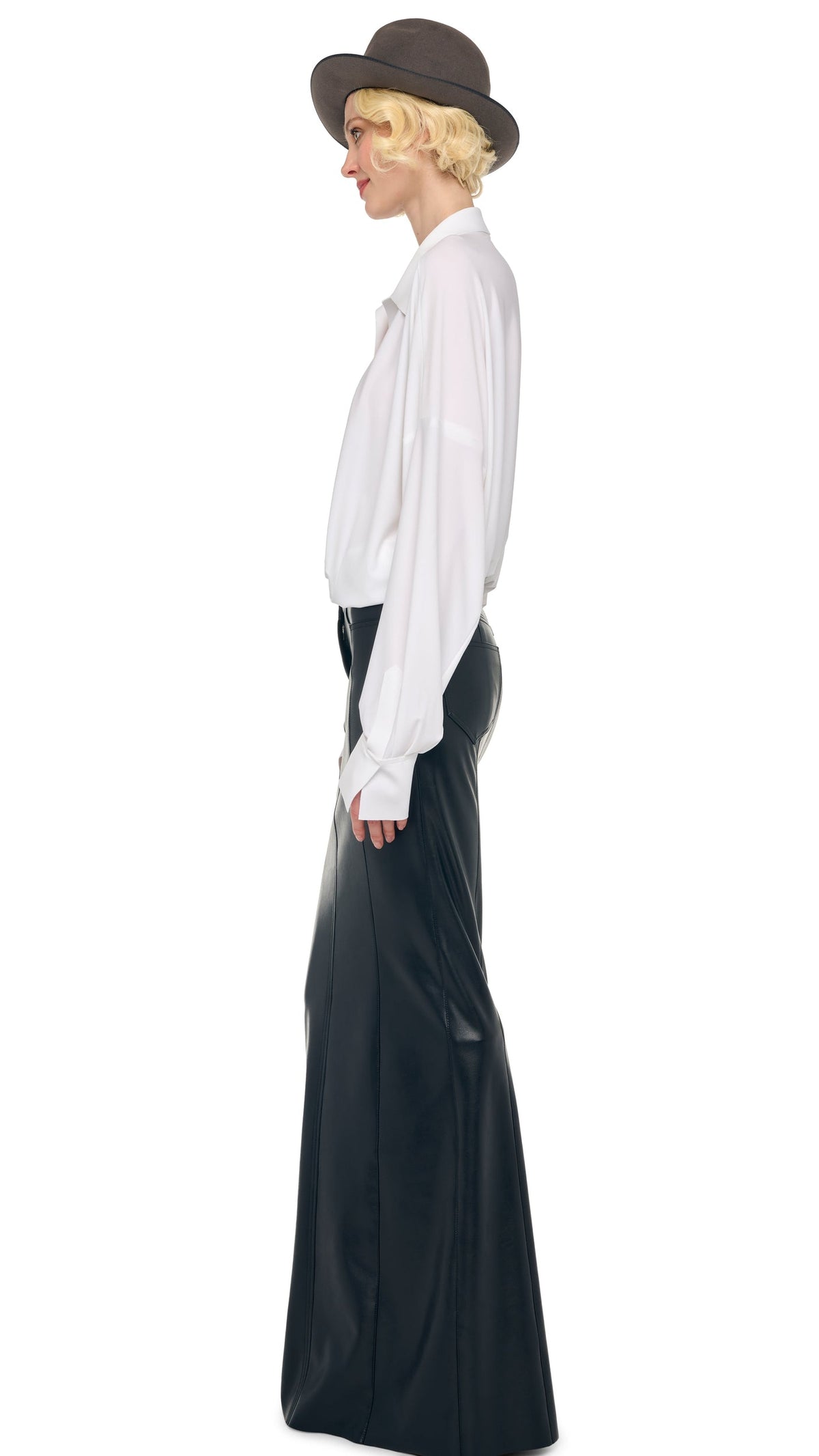 Norma Kamali STRAIGHT JEAN SKIRT