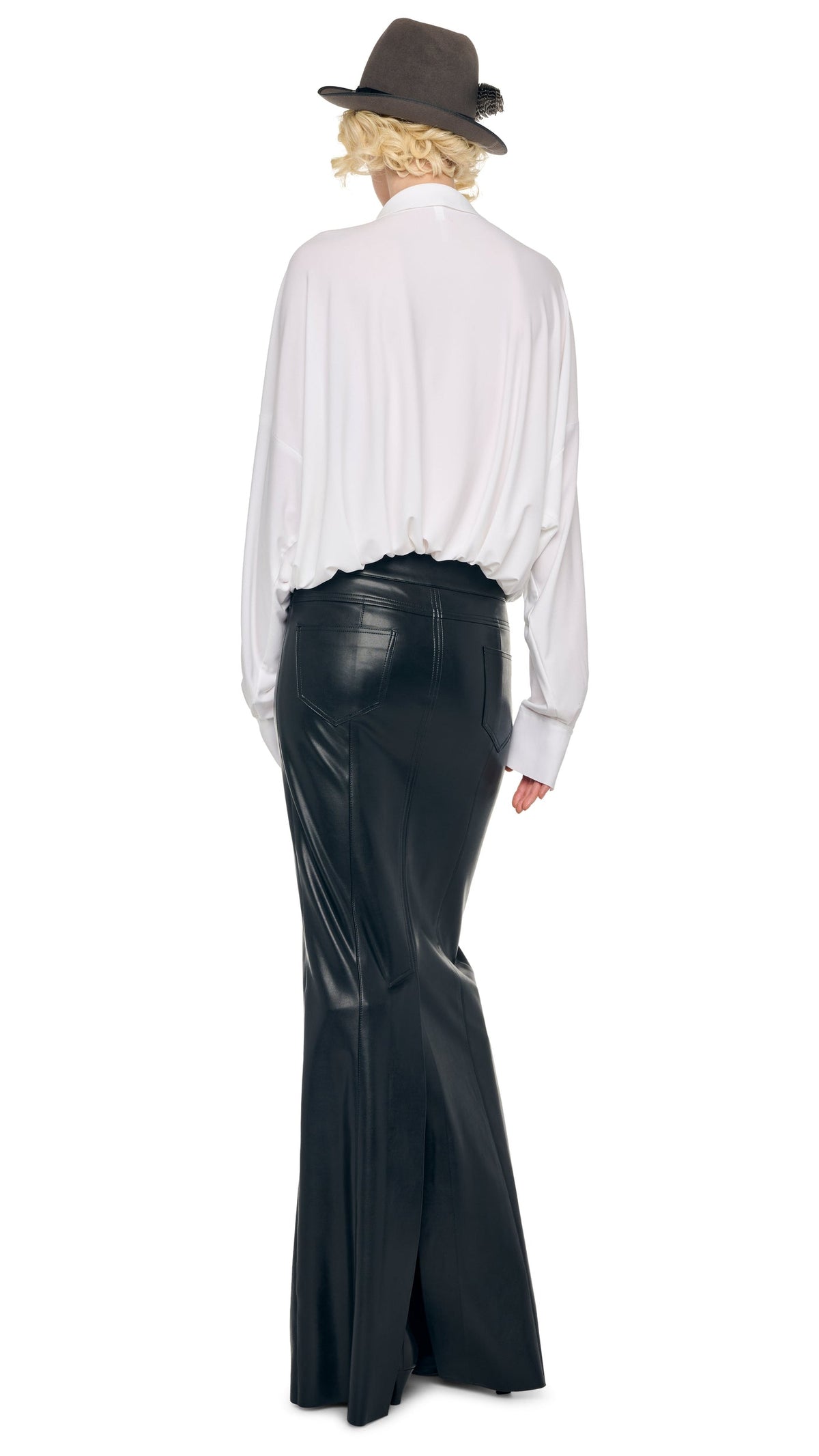 Norma Kamali STRAIGHT JEAN SKIRT