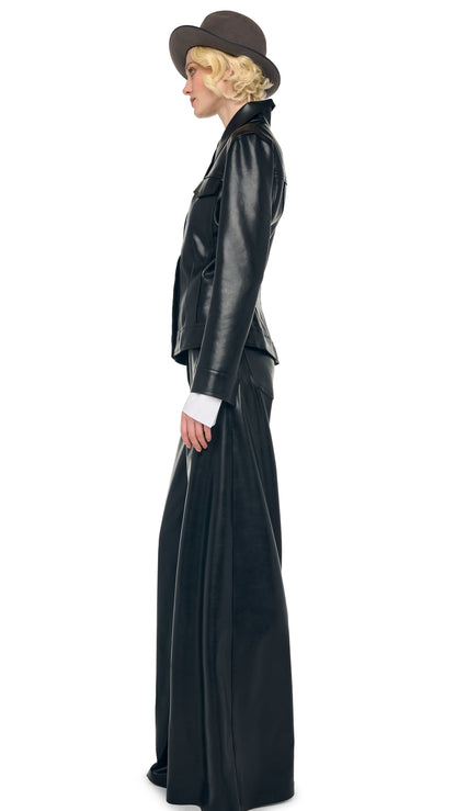 Norma Kamali STRAIGHT JEAN SKIRT