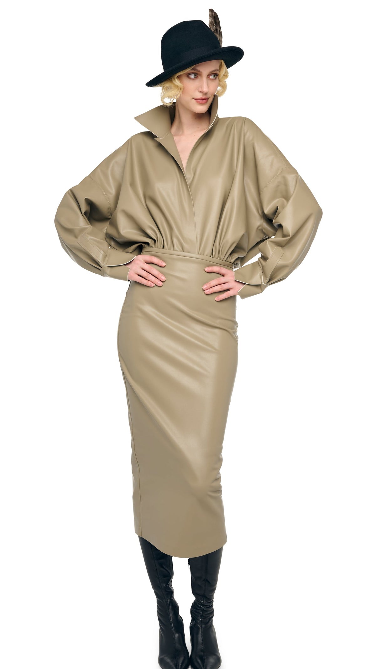Norma Kamali STRAIGHT SKIRT TO MIDCALF
