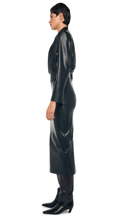 Norma Kamali STRAIGHT SKIRT TO MIDCALF