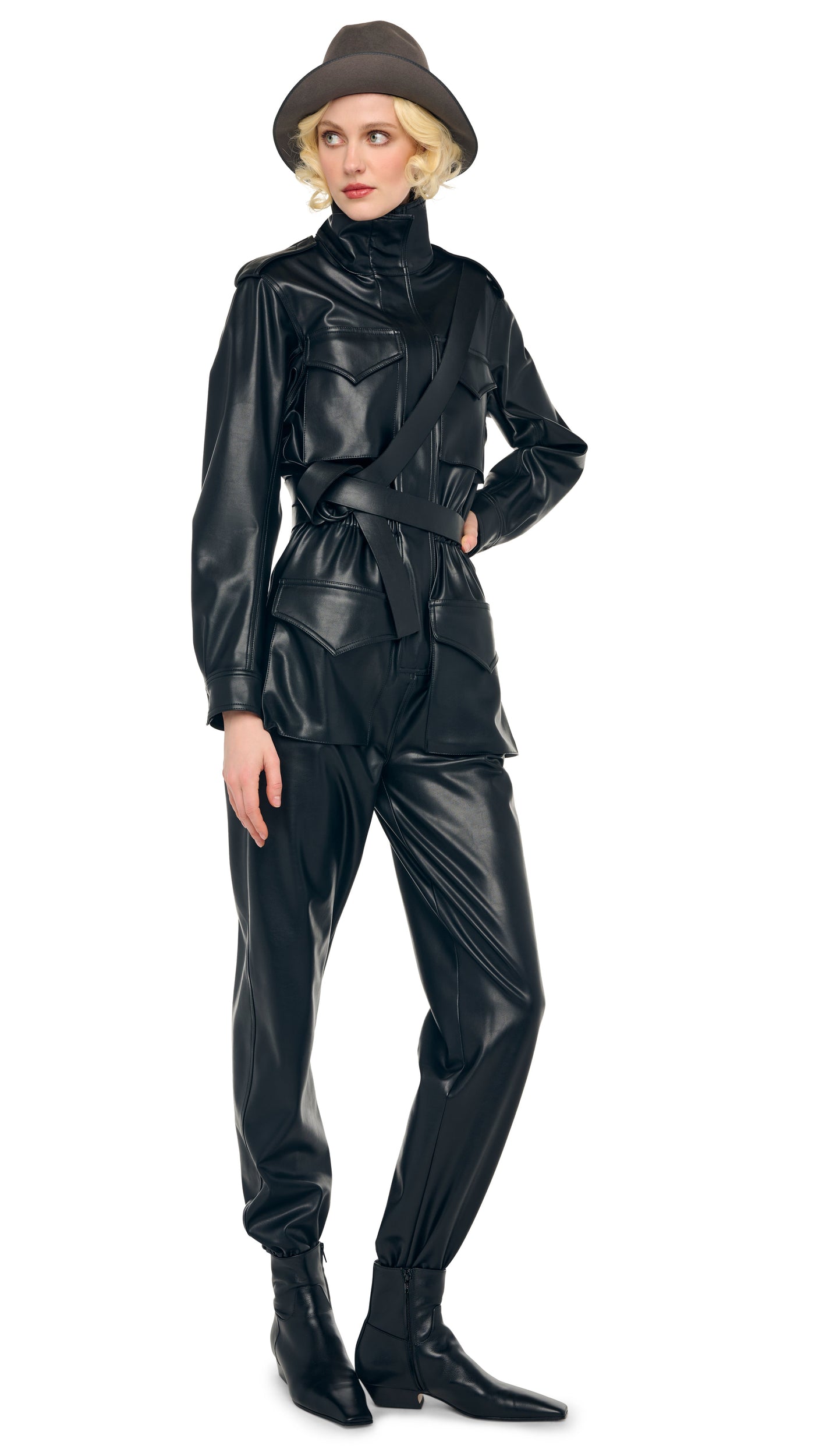 Norma Kamali TURTLE CARGO JUMPSUIT