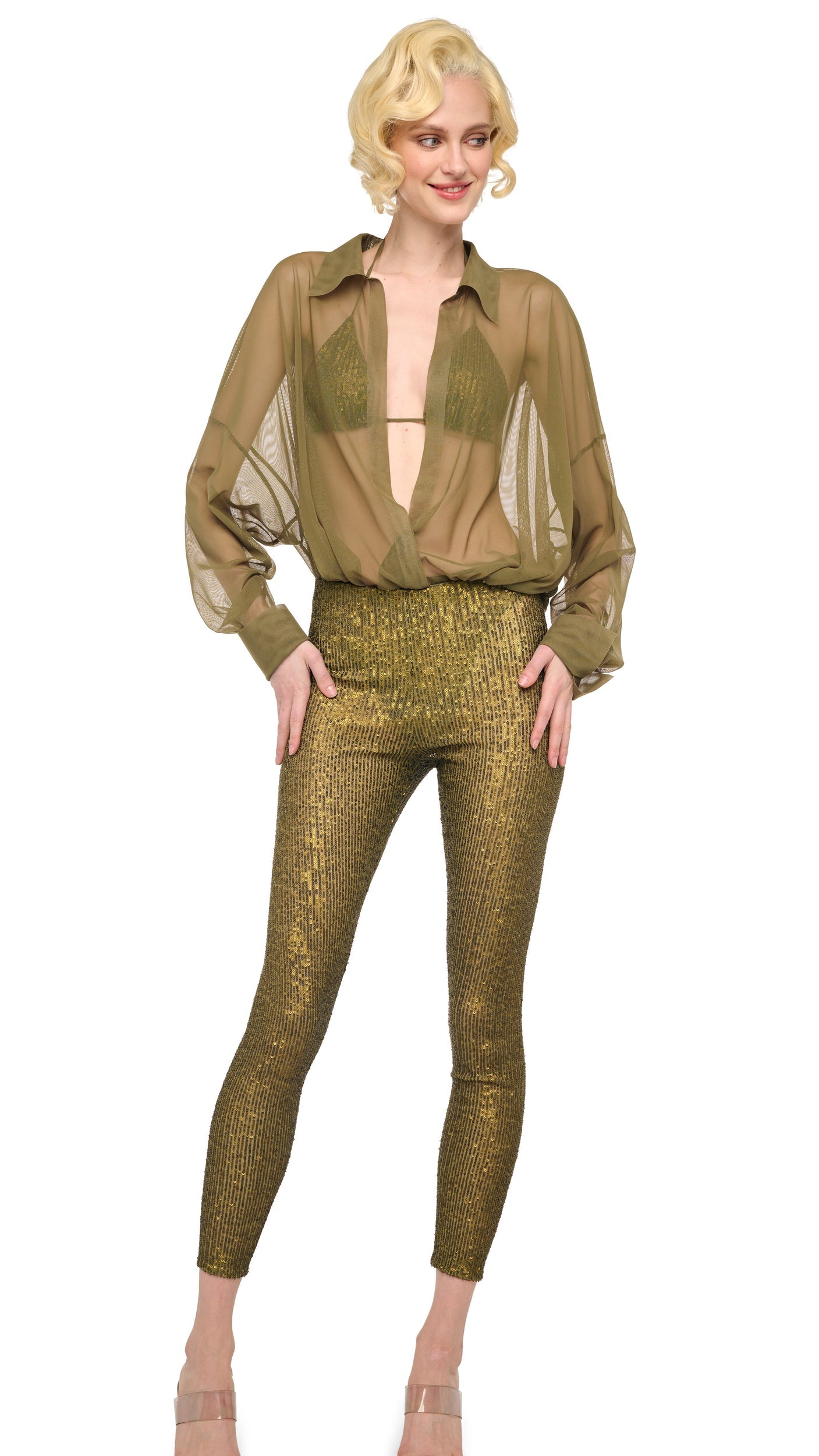 Norma Kamali SUPER OS BF NK SHIRT BODYSUIT