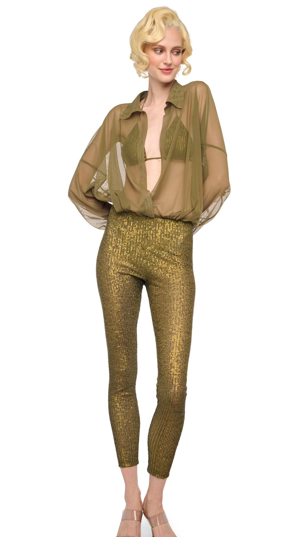 Norma Kamali CROPPED LEGGING W/O WAISTBAND