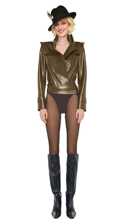 Norma Kamali LEGGING W/ FOOTIE W/O WAISTBAND