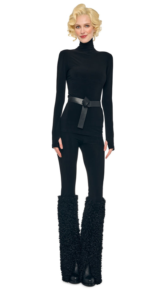 Norma Kamali CURLY SPAT LEGGING