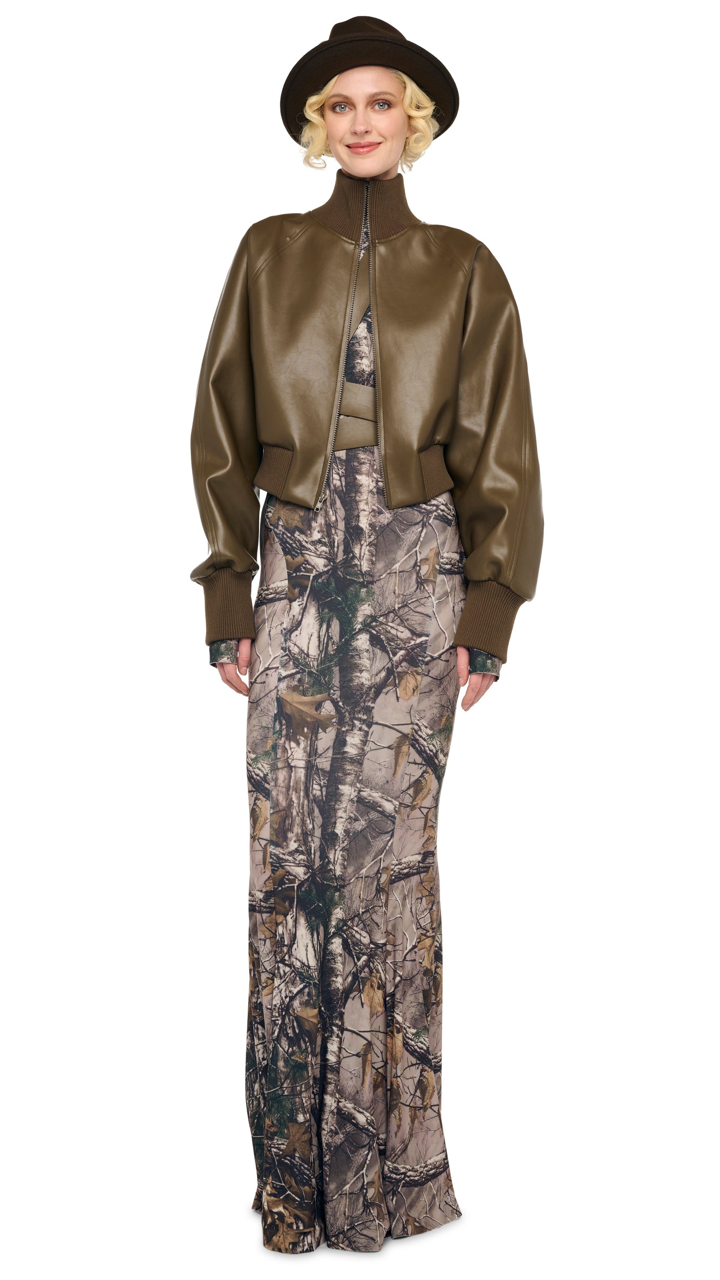 Norma Kamali OVERSIZED TURTLE BOMBER JACKET TO WAIST