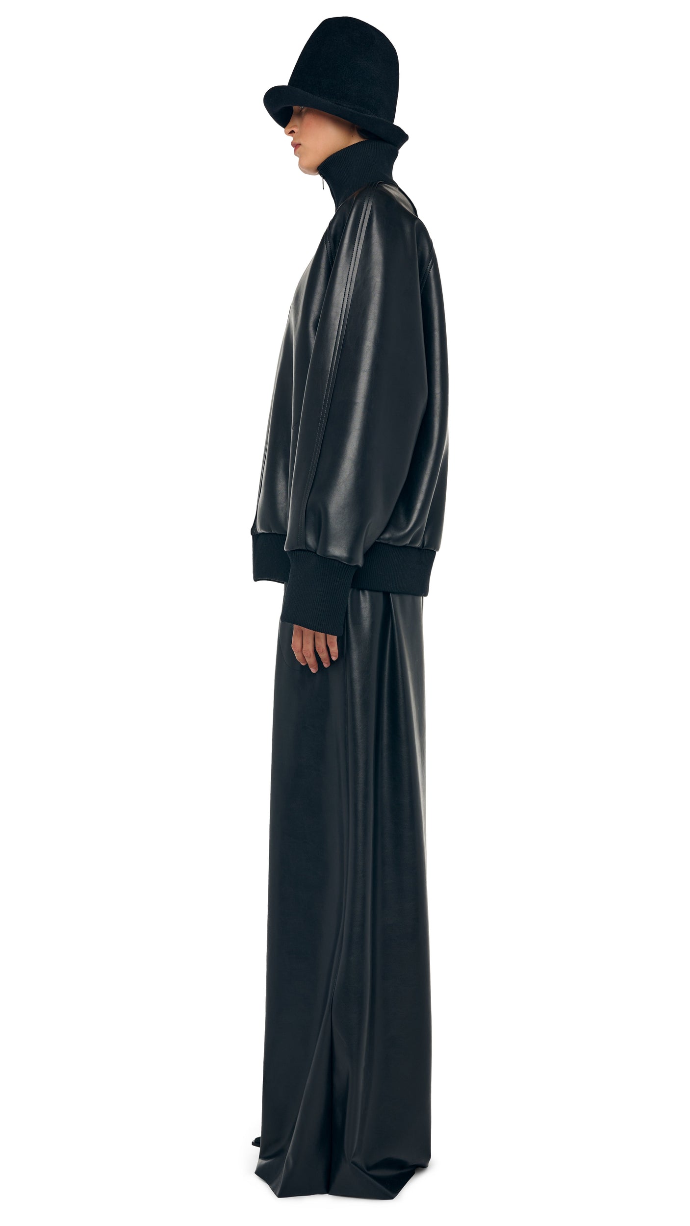 Norma Kamali OS TURTLE BOMBER JACKET TO HIP