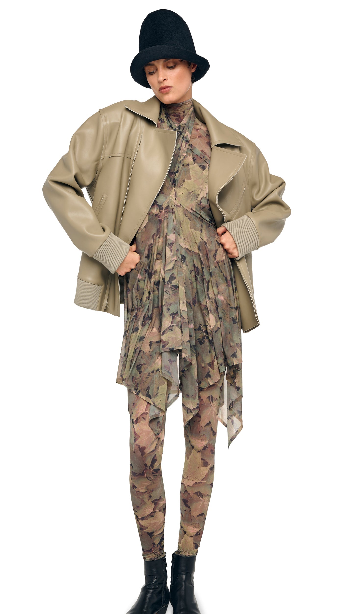 Norma Kamali OVERSIZED MOTO JACKET