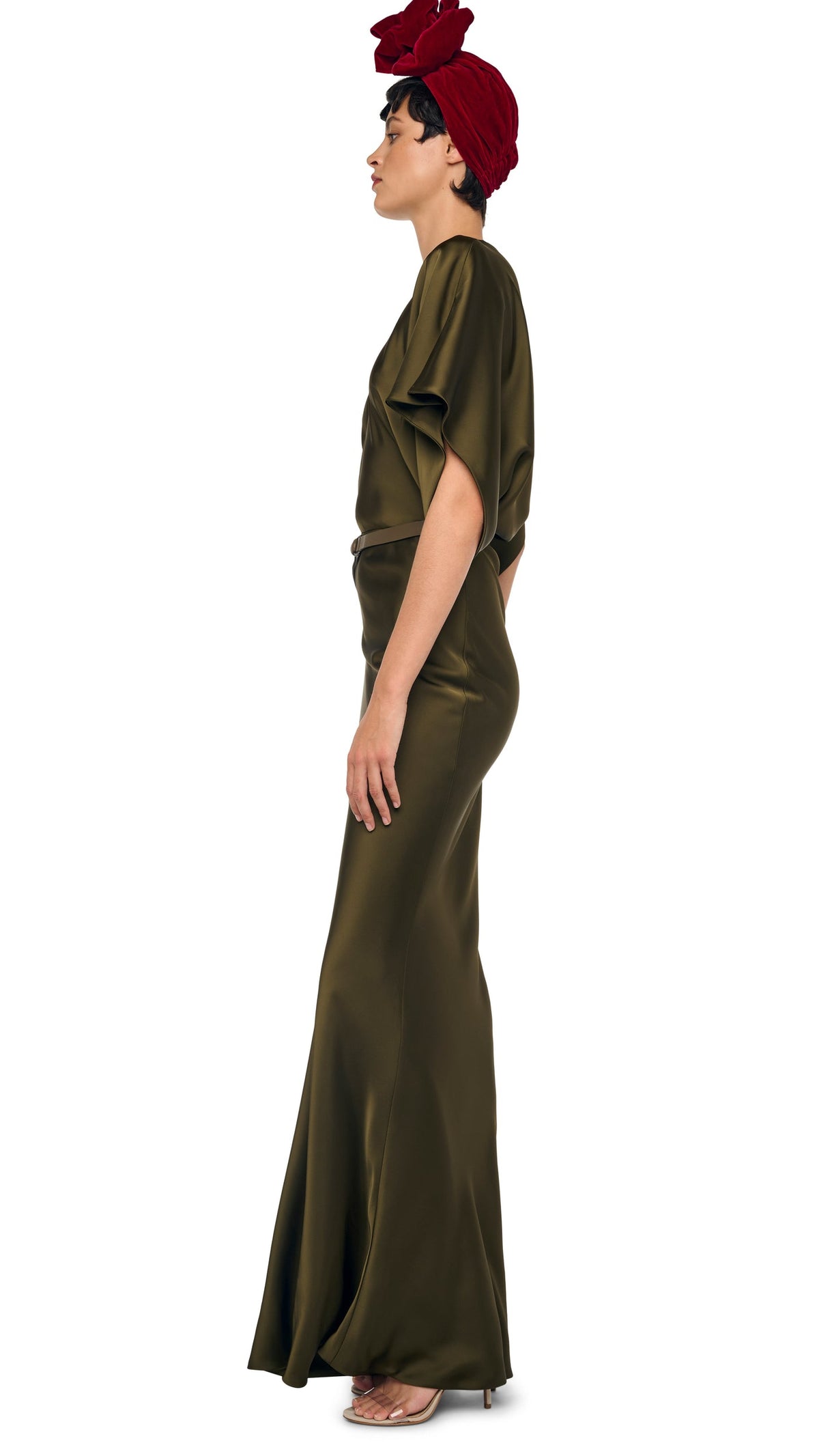 Norma Kamali REVERSE OBIE GOWN