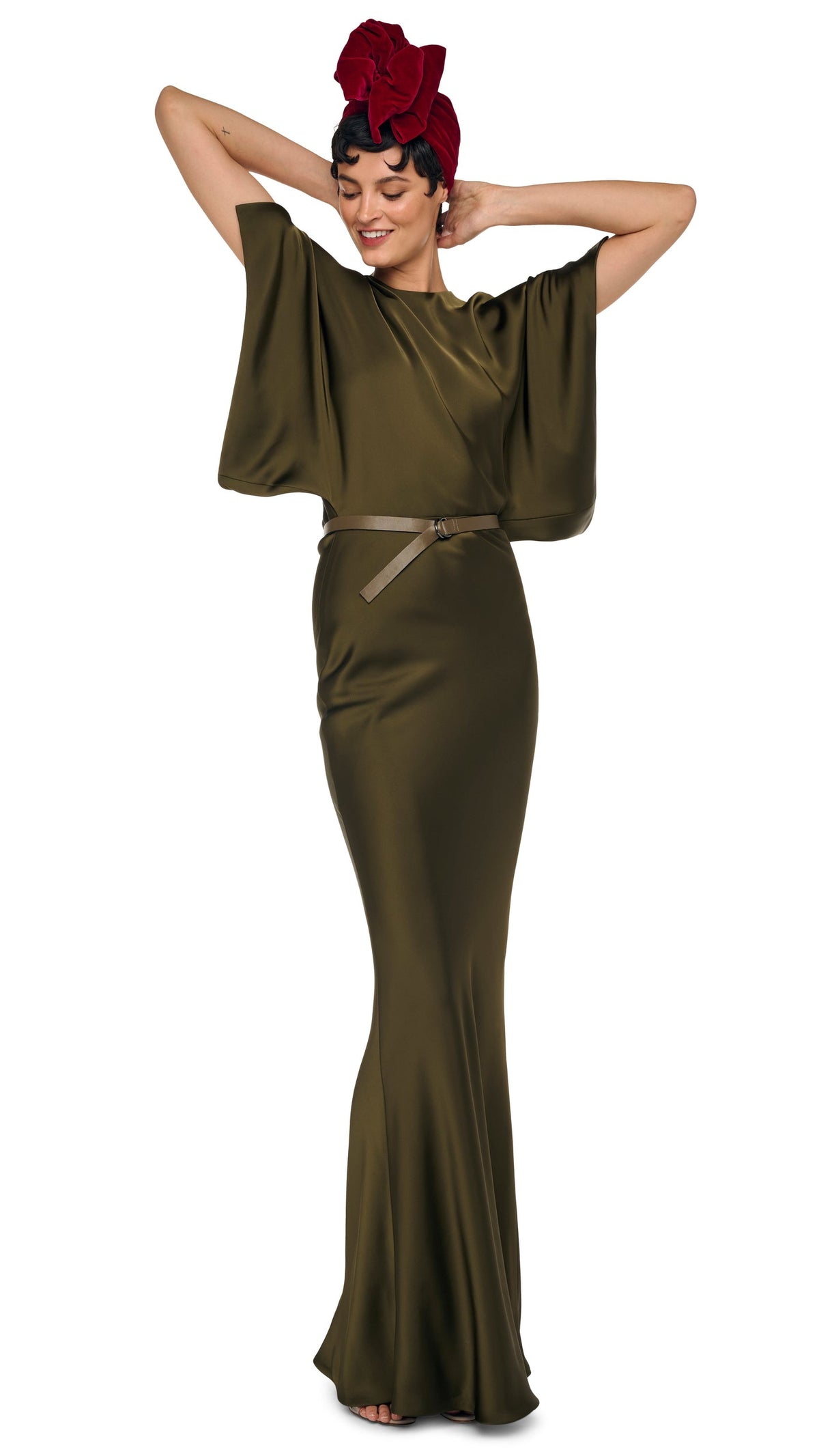 Norma Kamali REVERSE OBIE GOWN