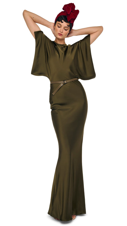 Norma Kamali REVERSE OBIE GOWN