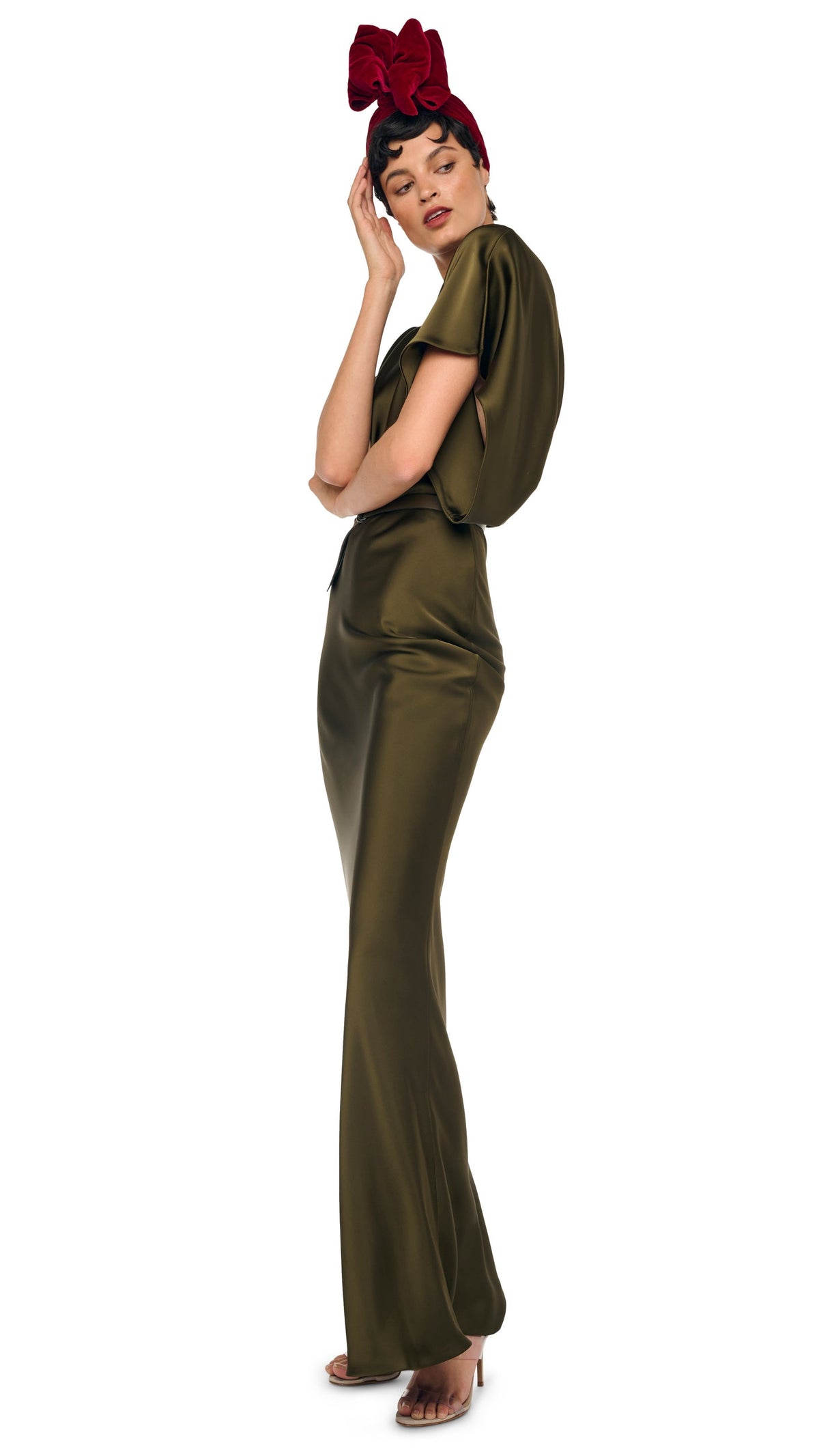 Norma Kamali REVERSE OBIE GOWN