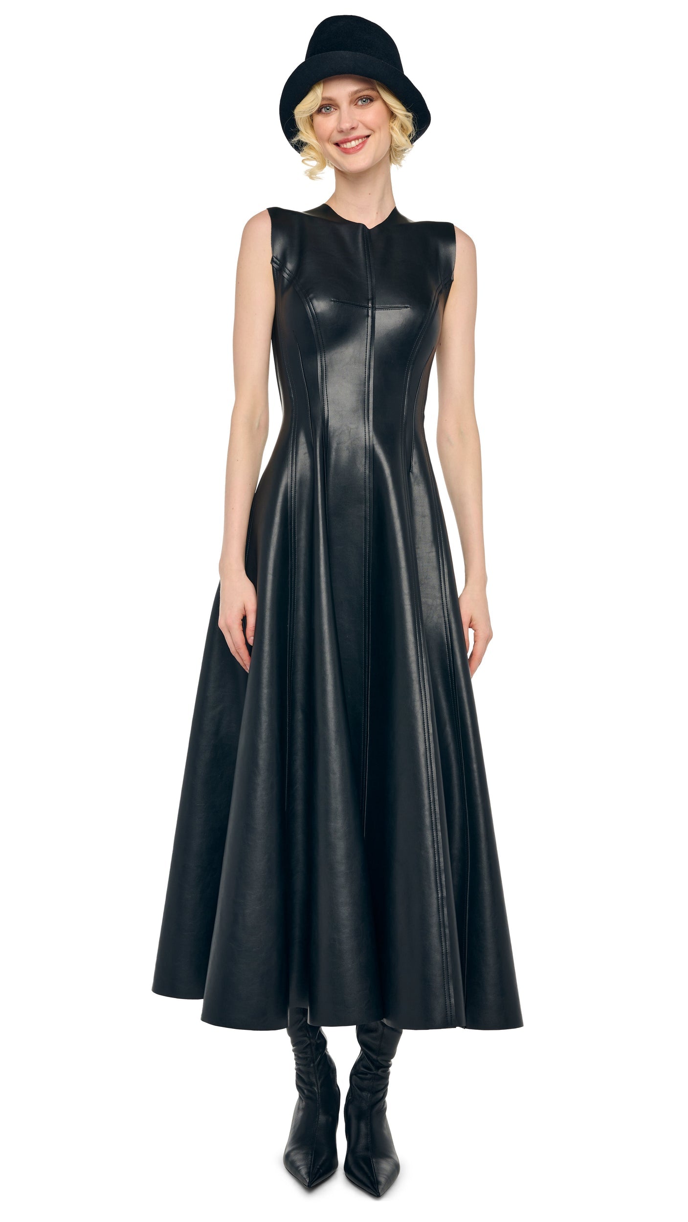 Norma Kamali SLEEVELESS LONG GRACE DRESS